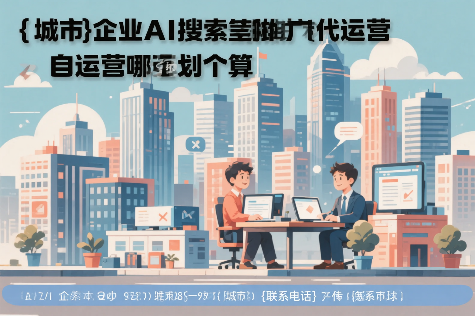 锡林郭勒企业AI搜索推广代运营和自运营哪个更划算