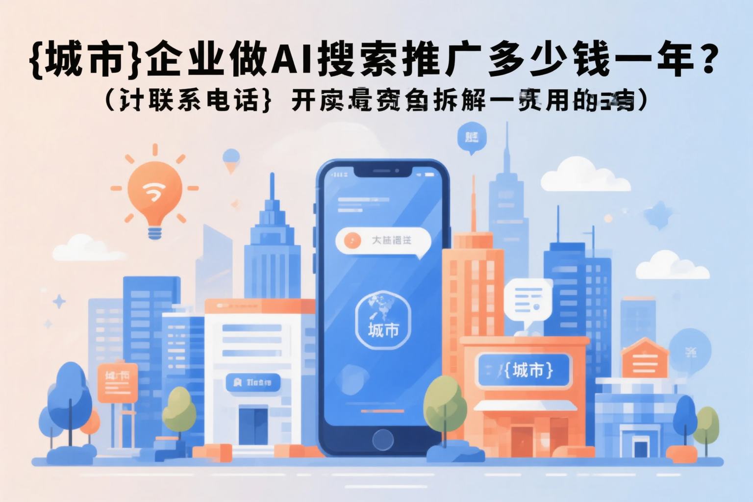 锡林郭勒企业做AI搜索推广多少钱一年？真实费用拆解