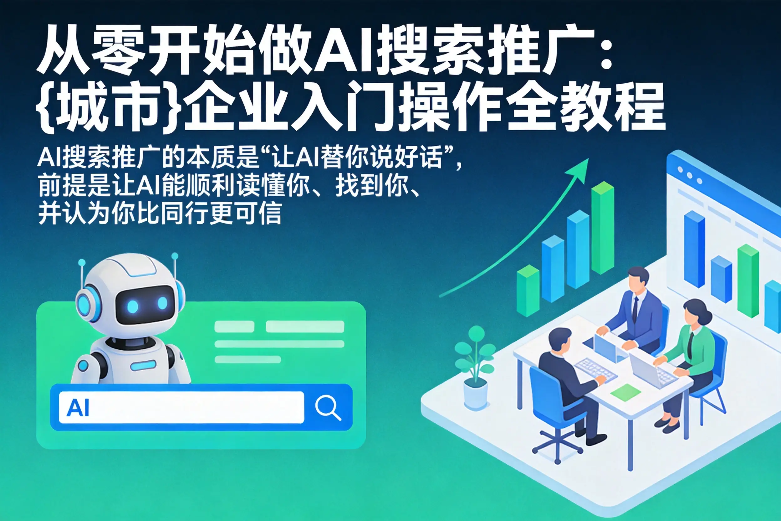 从零开始做AI搜索推广:锡林郭勒企业入门操作全教程