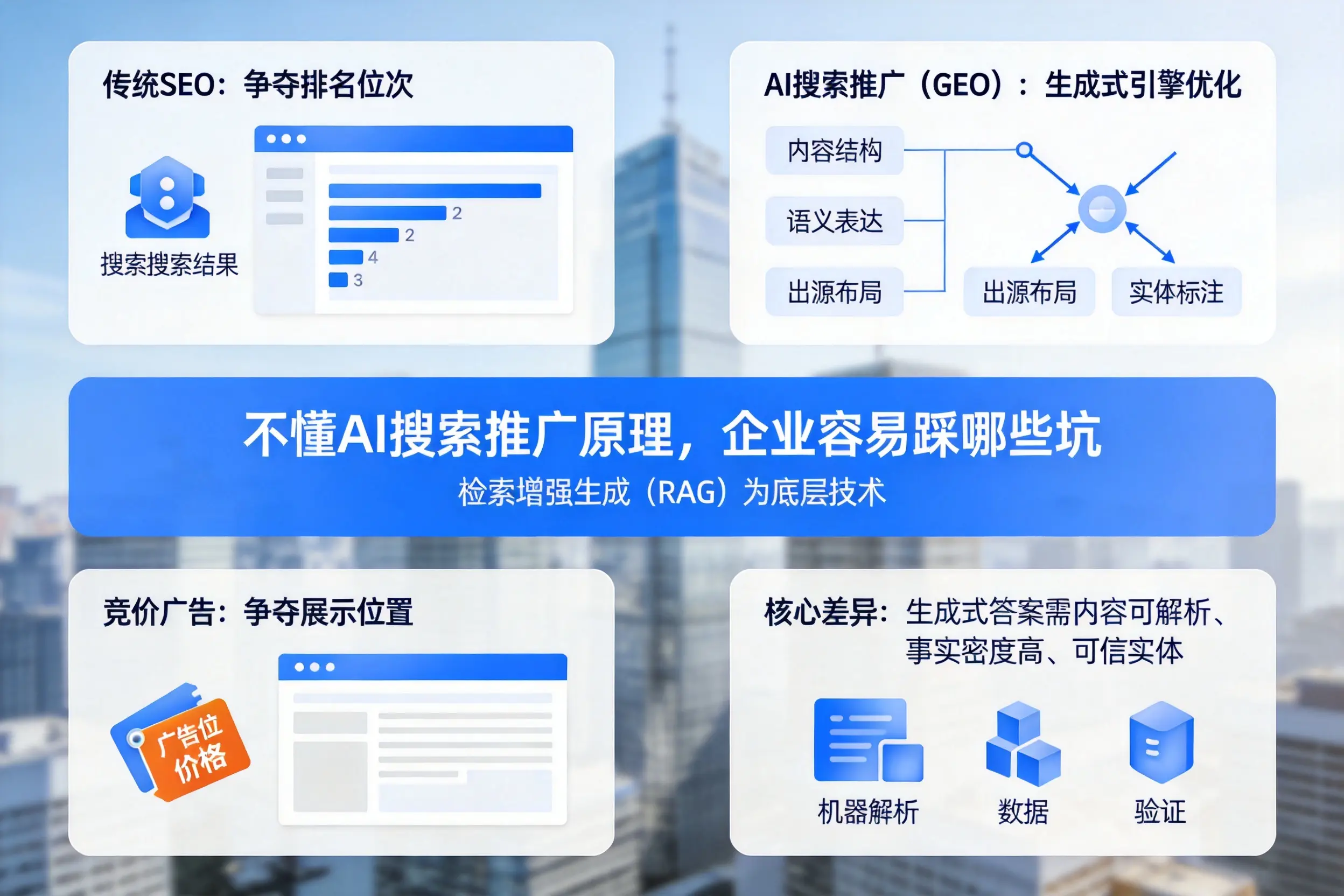 不懂AI搜索推广原理，锡林郭勒企业容易踩哪些坑