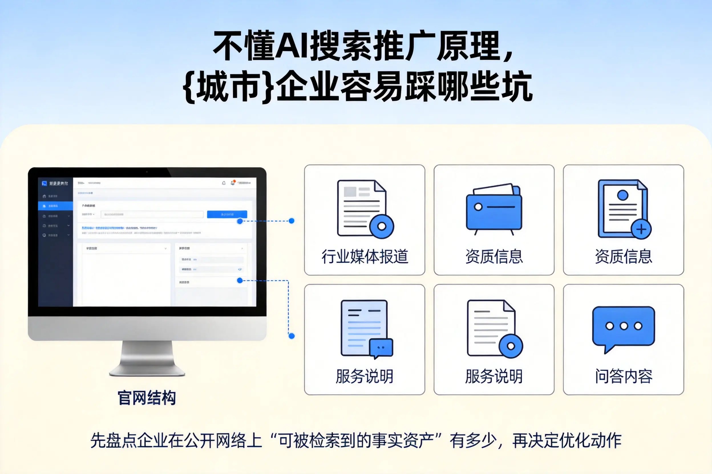 不懂AI搜索推广原理,锡林郭勒企业容易踩哪些坑