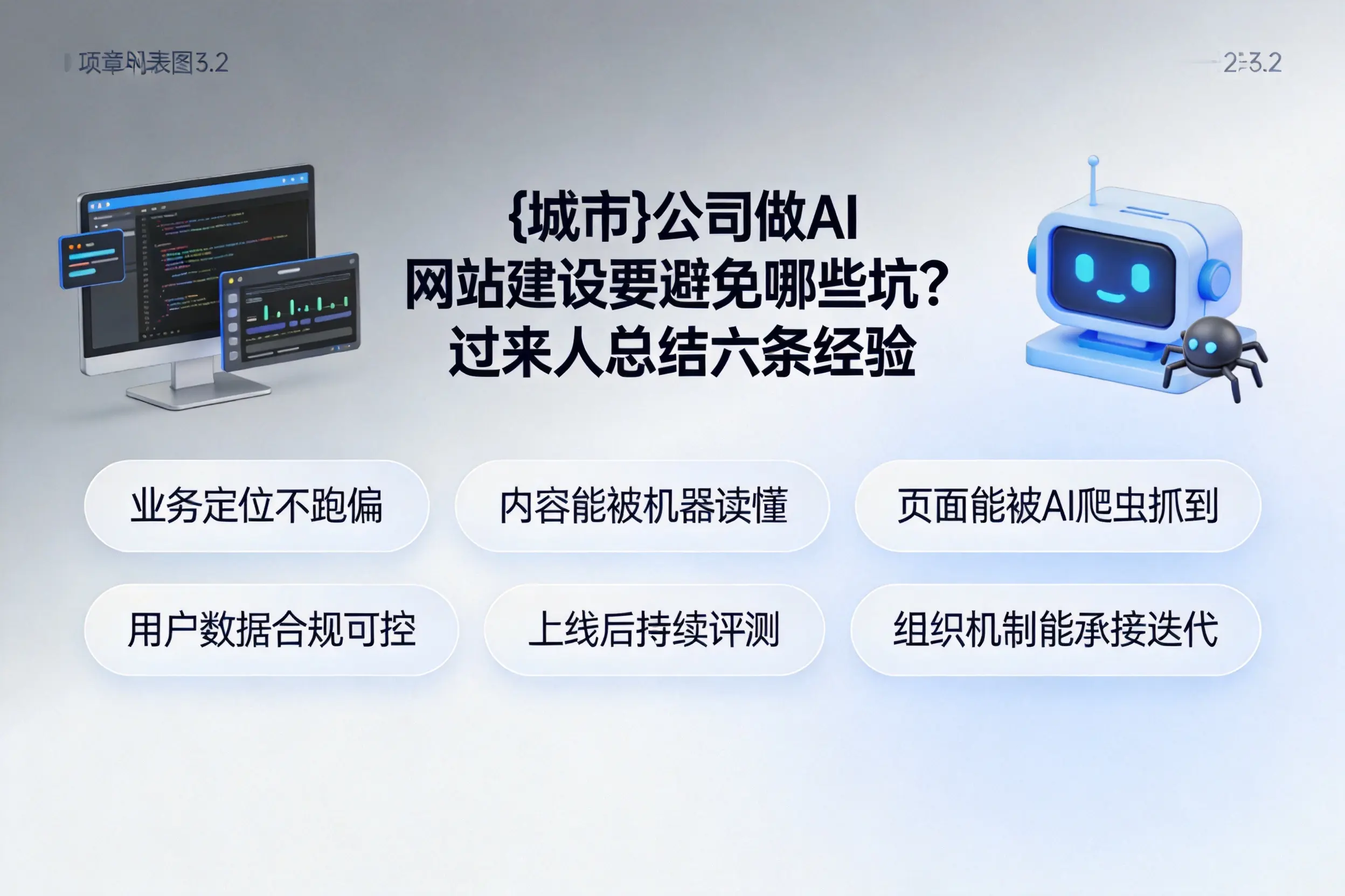 锡林郭勒公司做AI网站建设要避免哪些坑？过来人总结六条经验