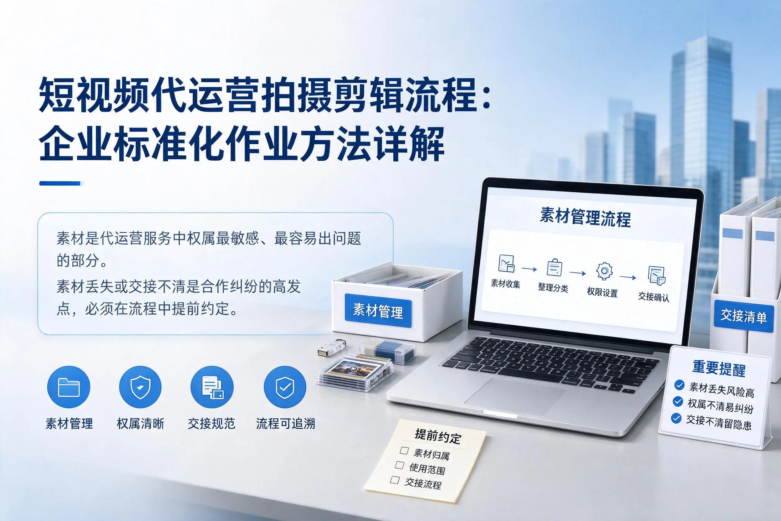 短视频代运营拍摄剪辑流程:锡林郭勒企业标准化作业方法详解