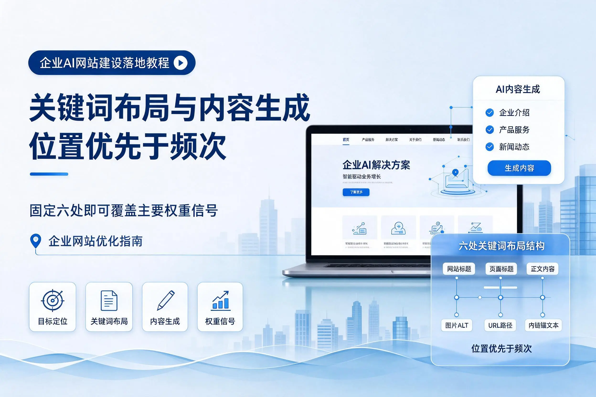 锡林郭勒企业AI网站建设落地教程：关键词布局与内容生成