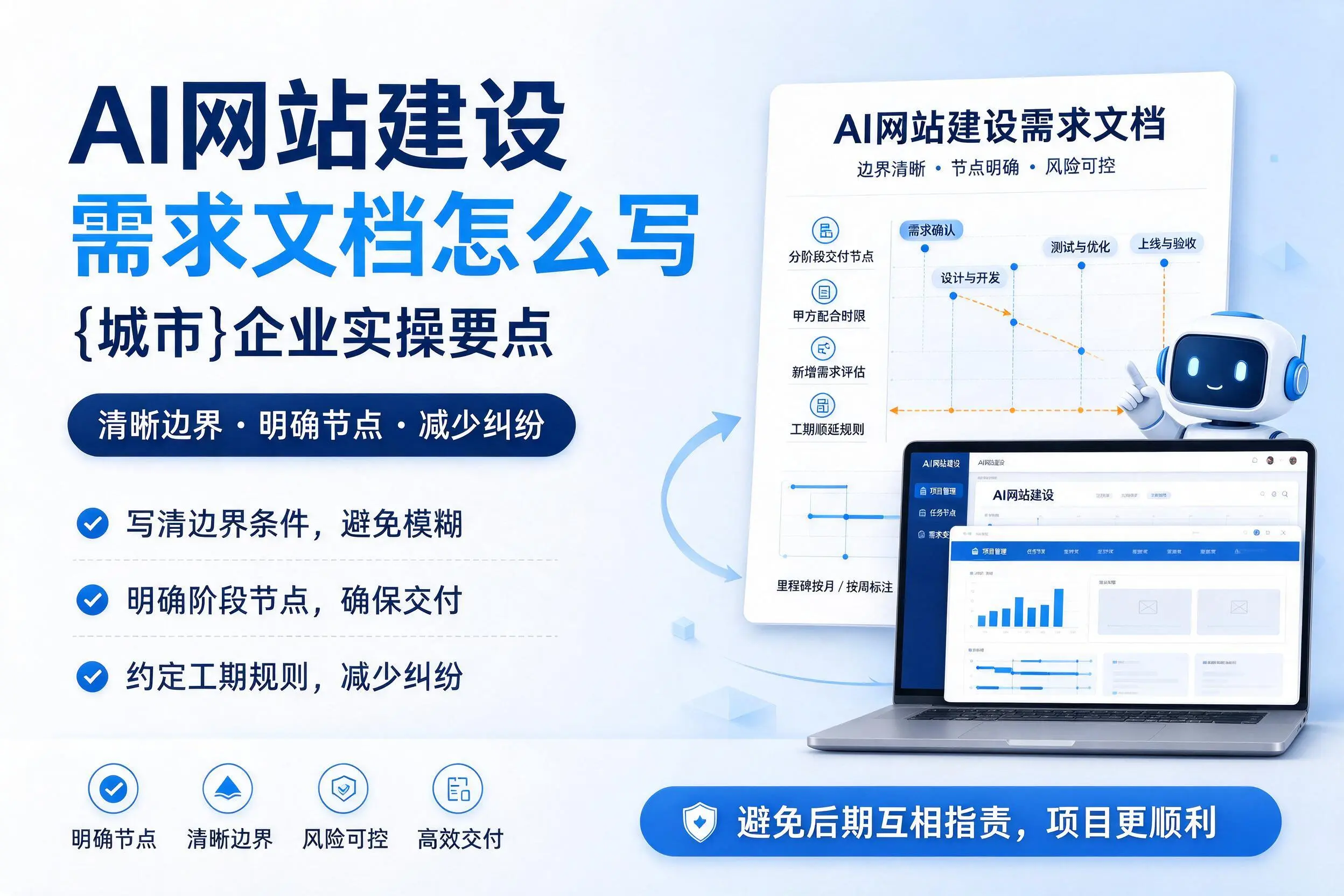 AI网站建设需求文档怎么写,锡林郭勒企业实操要点