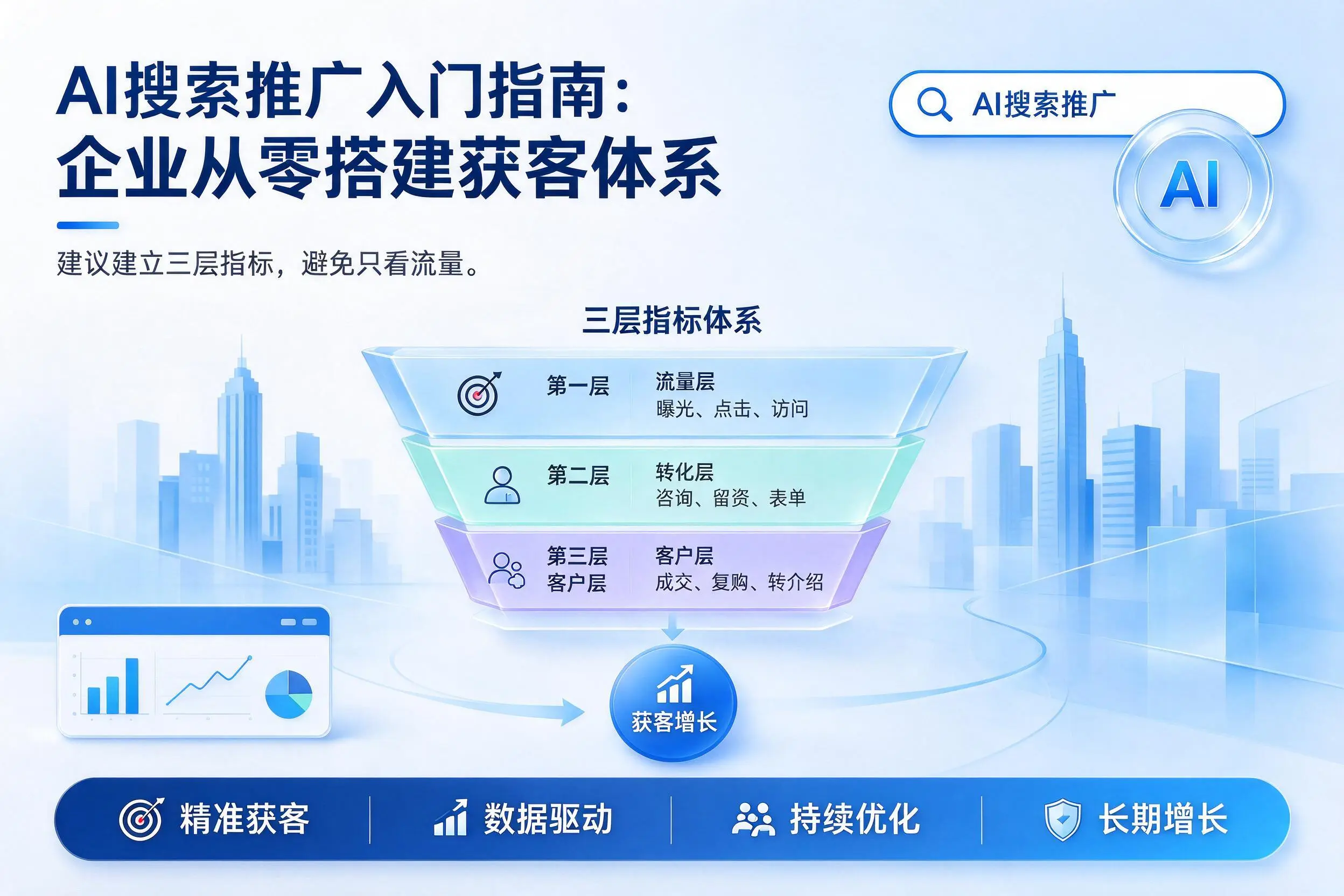 AI搜索推广入门指南:锡林郭勒企业从零搭建获客体系